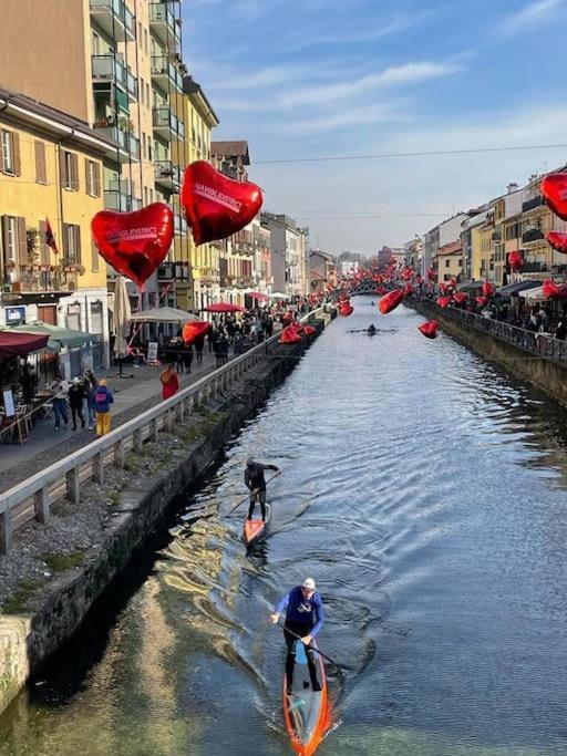Apartmán Navigli, 90 Square Meters, Free Parking Ripa Ticinese Milán Exteriér fotografie